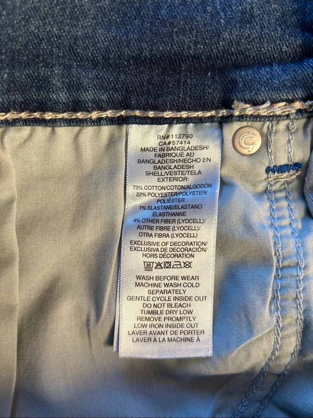 True Religion Men’s Ricky Big T Flap Relaxed Straight Denim Shorts Sz 30